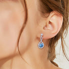 1 Carat Moissanite Twist Drop Earrings - - Claude Jewelry Moissanite - Shop claudejewelry.com