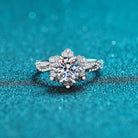 1 Ct Moissanite Vintage Inspired Ring - - Claude Jewelry Moissanite - Shop claudejewelry.com