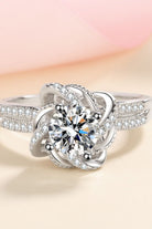 1 Ct Moissanite Wrapped Stone Ring - - Claude Jewelry Moissanite - Shop claudejewelry.com