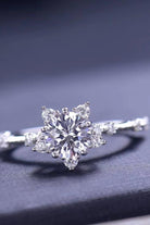 1 Ct Star Bright Moissanite 6-Prong Ring - - Claude Jewelry Moissanite - Shop claudejewelry.com