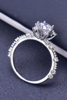 1 Ct Star Bright Moissanite 6-Prong Ring - - Claude Jewelry Moissanite - Shop claudejewelry.com