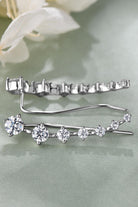 1.9 Ct Moissanite Progressive Climber Earrings - - Claude Jewelry Moissanite - Shop claudejewelry.com