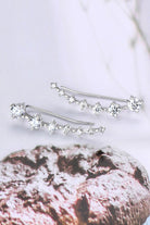 1.9 Ct Moissanite Progressive Climber Earrings - - Claude Jewelry Moissanite - Shop claudejewelry.com