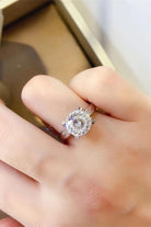 2 Ct Moissanite 925 Sterling Silver Ring - - Claude Jewelry Moissanite - Shop claudejewelry.com