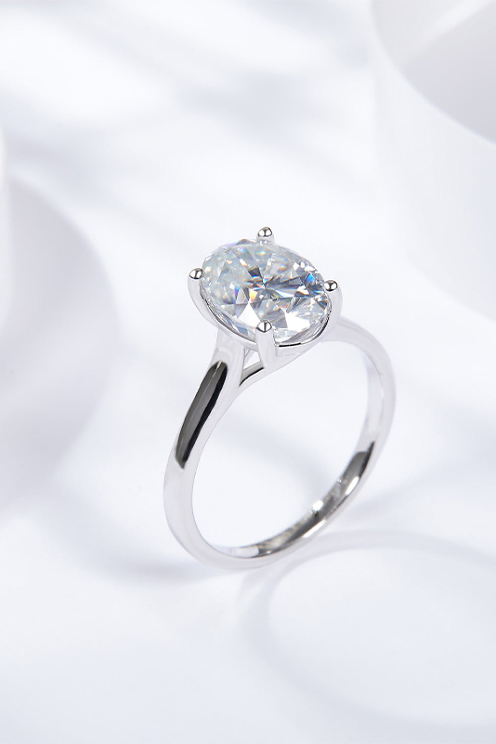 2.5 Ct Moissanite Solitaire Ring - - Claude Jewelry Moissanite - Shop claudejewelry.com