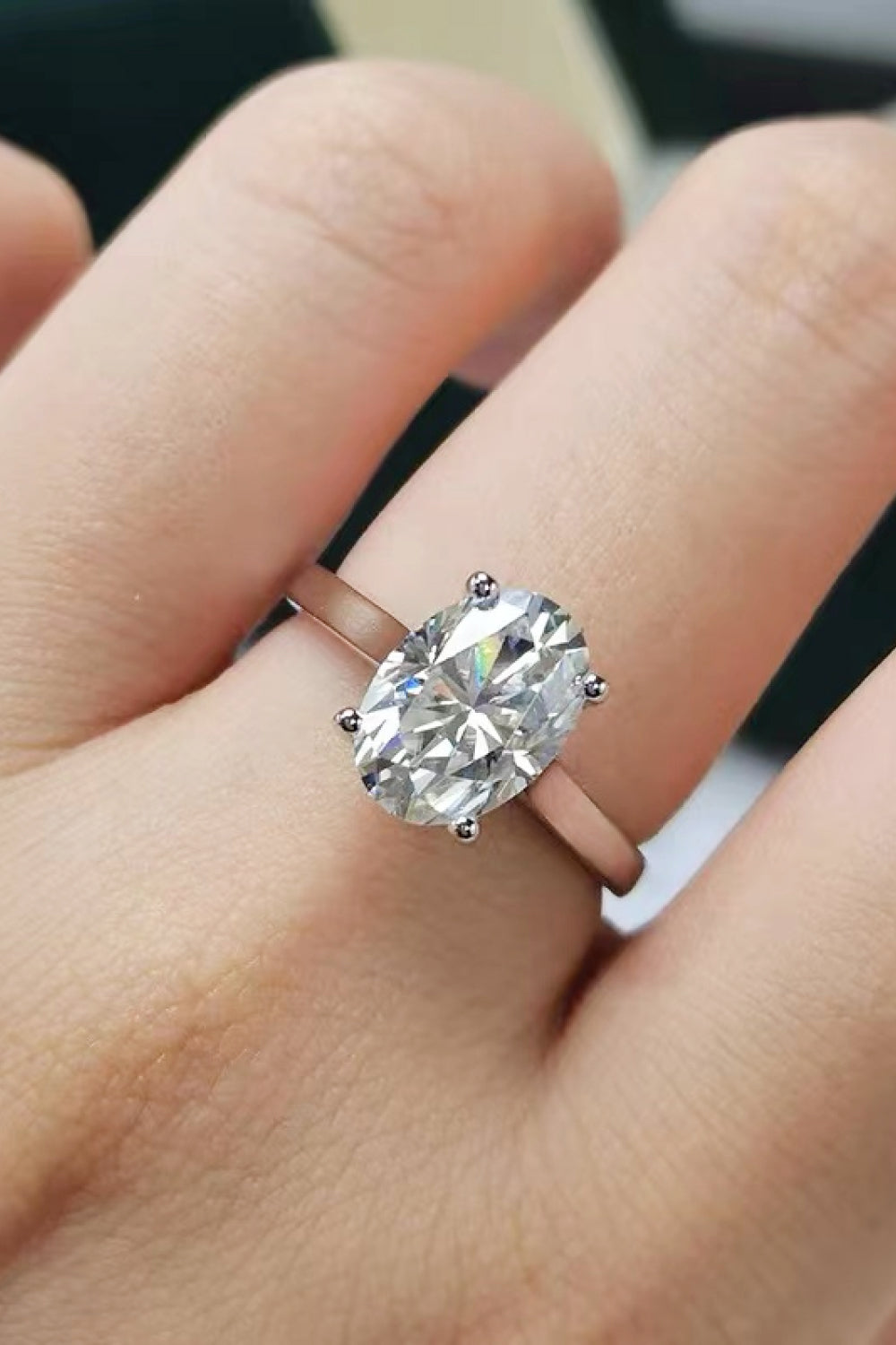 2.5 Ct Moissanite Solitaire Ring - - Claude Jewelry Moissanite - Shop claudejewelry.com