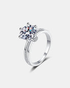 3 Carat Moissanite 925 Sterling Silver Ring - 925 Sterling Silver-4- Claude Jewelry Moissanite - Shop claudejewelry.com