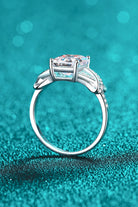 3 Carat Moissanite Sterling Silver Ring - - Claude Jewelry Moissanite - Shop claudejewelry.com