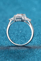 3 Ct Moissanite 925 Sterling Silver Rhodium Vermeil Ring - - Claude Jewelry Moissanite - Shop claudejewelry.com