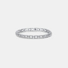 3.2 Carat Moissanite Connected Chain Bracelet - 925 Sterling Silver- Claude Jewelry Moissanite - Shop claudejewelry.com