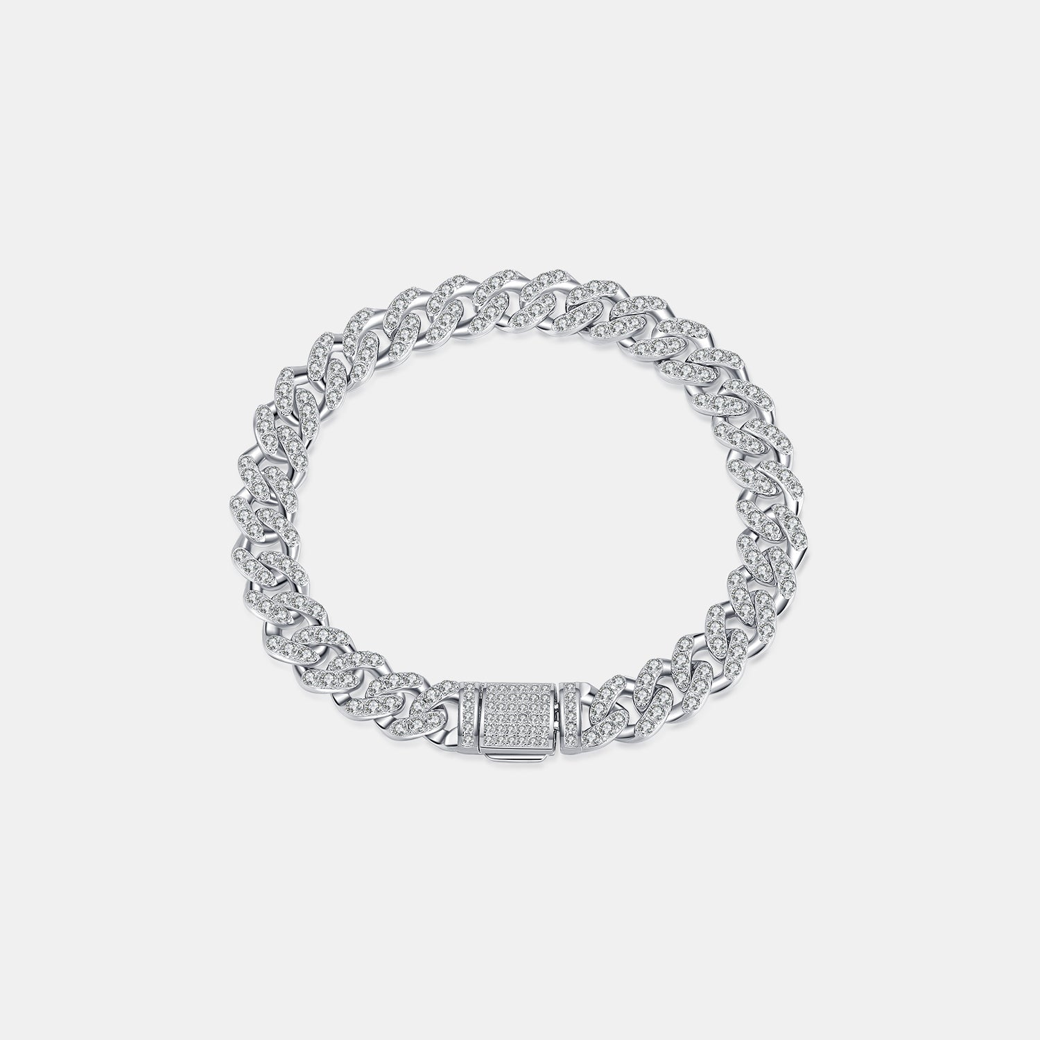 4.63 Carat Moissanite 925 Sterling Silver Bracelet - 925 Sterling Silver- Claude Jewelry Moissanite - Shop claudejewelry.com