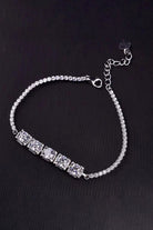 5 Ct Moissanite Lobster Clasp Bracelet - 925 Sterling Silver- Claude Jewelry Moissanite - Shop claudejewelry.com