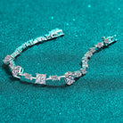 6.2 Carat Moissanite 925 Sterling Silver Bracelet - 925 Sterling Silver- Claude Jewelry Moissanite - Shop claudejewelry.com