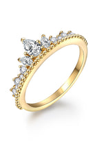 Astro Crown Moissanite 18k Gold Vermeil Ring - - Claude Jewelry Moissanite - Shop claudejewelry.com