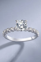 Classic 4-Prong Moissanite Ring - - Claude Jewelry Moissanite - Shop claudejewelry.com