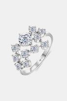 Galactic Cluster 1.2 Ct Moissanite Ring - - Claude Jewelry Moissanite - Shop claudejewelry.com