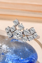 Galactic Cluster 1.2 Ct Moissanite Ring - - Claude Jewelry Moissanite - Shop claudejewelry.com