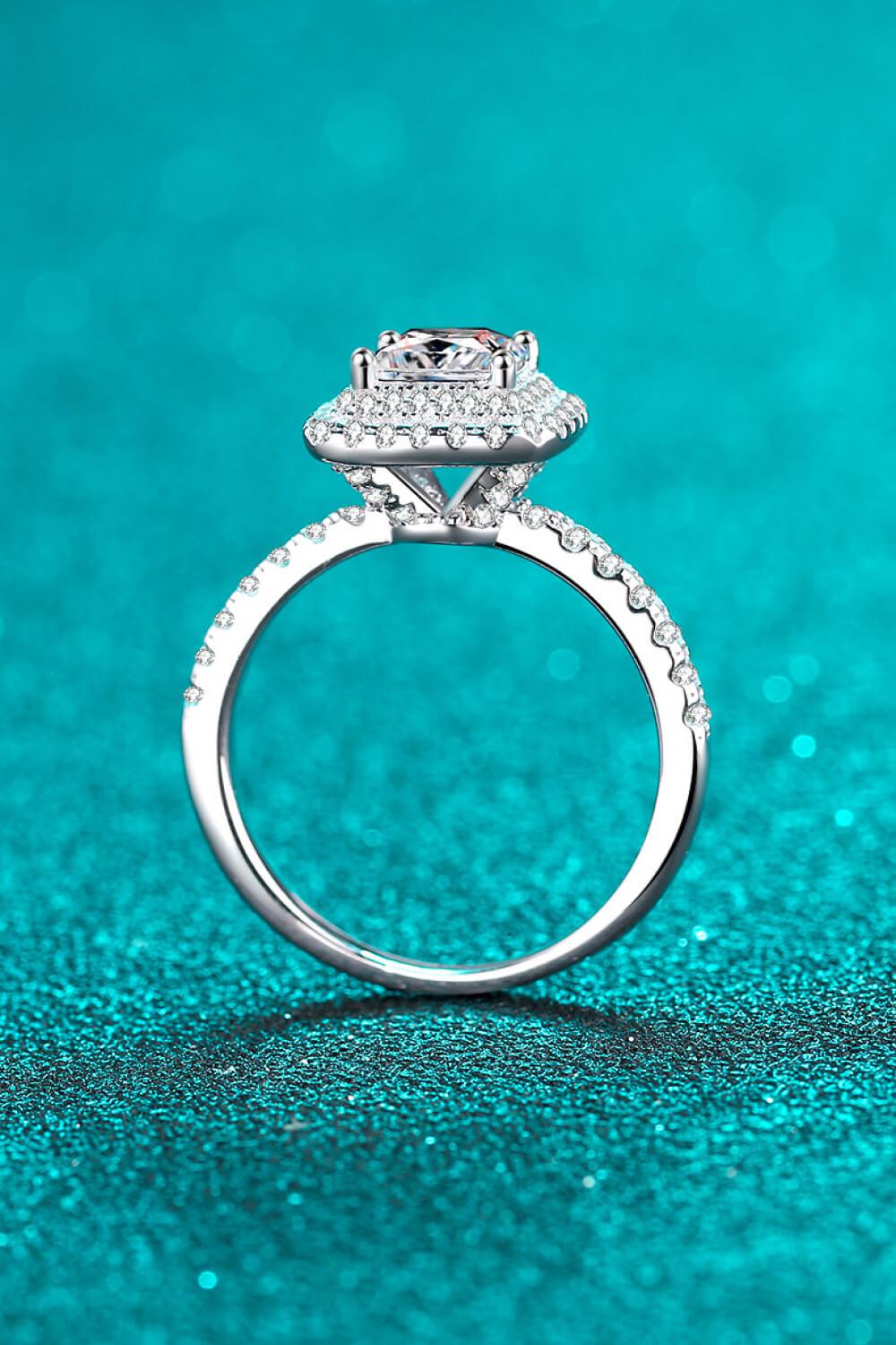 Impact 1 Ct Moissanite Ring - - Claude Jewelry Moissanite - Shop claudejewelry.com