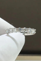 Moissanite 925 Sterling Silver Ring - - Claude Jewelry Moissanite - Shop claudejewelry.com