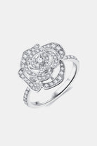 Moissanite Flower Shape Ring - - Claude Jewelry Moissanite - Shop claudejewelry.com