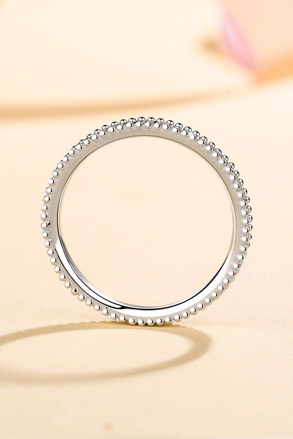 Moissanite Stacking Ring - - Claude Jewelry Moissanite - Shop claudejewelry.com