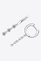 Moissanite Trio Drop Earrings - - Claude Jewelry Moissanite - Shop claudejewelry.com