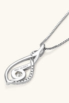 Moissanite Twisted Love Necklace - - Claude Jewelry Moissanite - Shop claudejewelry.com