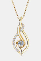 Moissanite Twisted Love Necklace - 18k Gold Vermeil- Claude Jewelry Moissanite - Shop claudejewelry.com