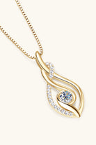 Moissanite Twisted Love Necklace - - Claude Jewelry Moissanite - Shop claudejewelry.com