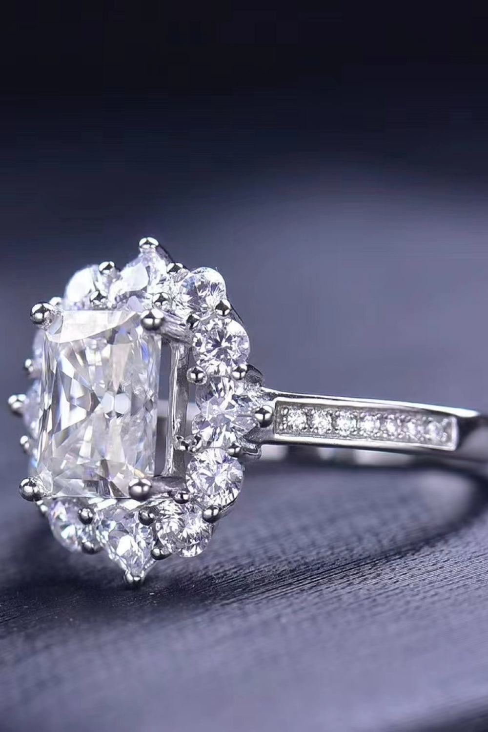 Need You Now 2 Ct Moissanite Ring - - Claude Jewelry Moissanite - Shop claudejewelry.com