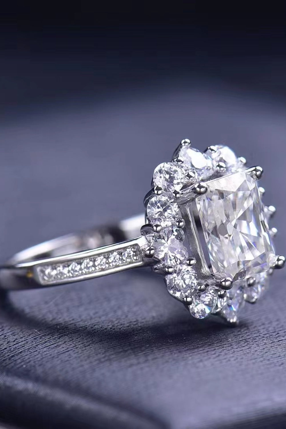 Need You Now 2 Ct Moissanite Ring - - Claude Jewelry Moissanite - Shop claudejewelry.com