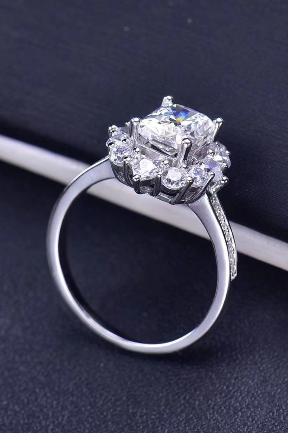 Need You Now 2 Ct Moissanite Ring - - Claude Jewelry Moissanite - Shop claudejewelry.com