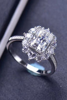 Need You Now 2 Ct Moissanite Ring - Platinum Vermeil-5- Claude Jewelry Moissanite - Shop claudejewelry.com