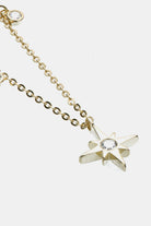 North Star & Floating Moissanite Pendant Necklace - - Claude Jewelry Moissanite - Shop claudejewelry.com