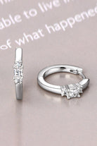 Trio of Moissanite Huggie Earrings - - Claude Jewelry Moissanite - Shop claudejewelry.com